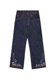 Bestickte Jeans