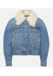 Chloé Jeansjacke mit Shearling