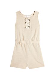 Chloé Kids Playsuit aus Baumwoll-Fleece