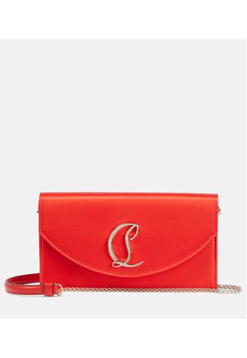 Clutch Loubi54 Small aus Satin