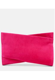 Clutch Loubitwist Small aus Samt