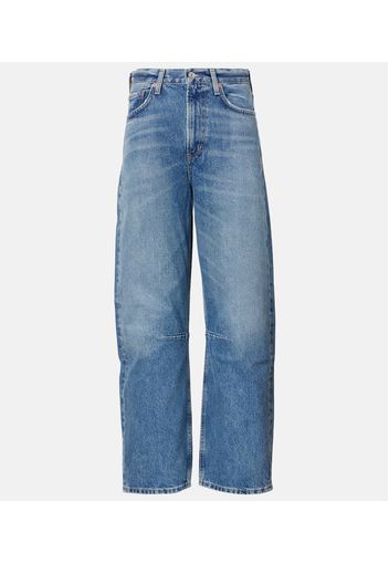 High-Rise Cropped Barrel Jeans Miro