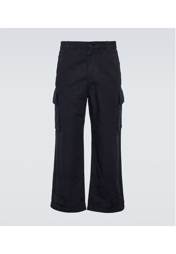 Comme des Garçons Homme Cargohose aus Baumwolle und Leinen