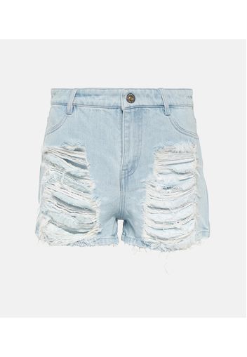 High-Rise Jeansshorts