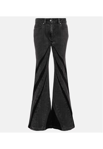 Mid-Rise Flared Jeans