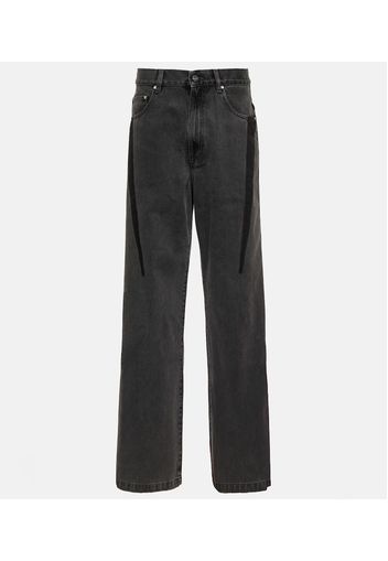 Low-Rise Wide-Leg Jeans