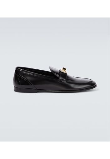 Loafers aus Lackleder