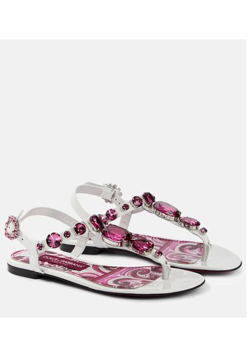 Verzierte Sandalen aus Leder