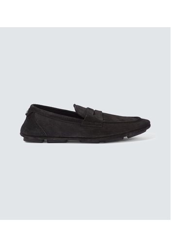 Loafers aus Veloursleder