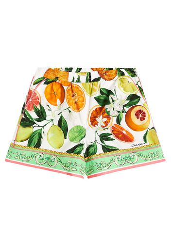 Bedruckte Shorts aus Baumwolle