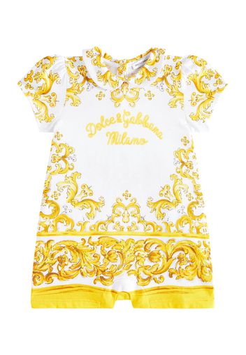 Playsuit Majolica aus Baumwoll-Jersey