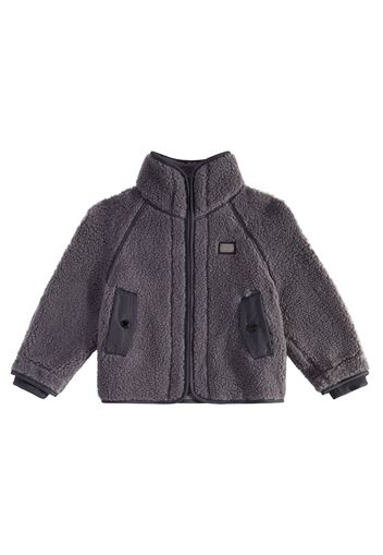 Jacke aus Teddyfleece