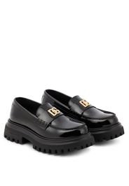 Loafers aus Lackleder