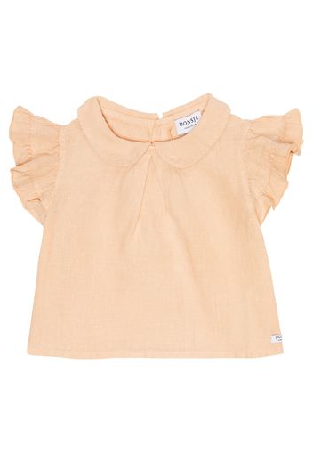 Baby Top Mimi aus Leinen