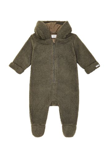 Baby Strampler aus Faux Shearling