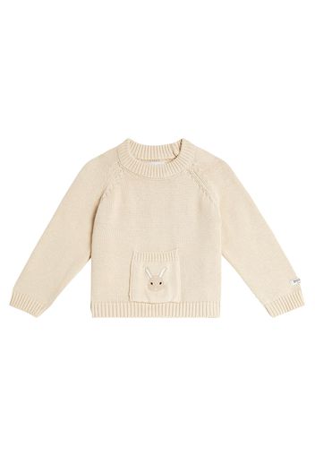 Baby Bestickter Pullover Loeke aus Baumwolle