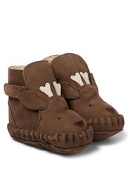 Baby Schuhe Kapi aus Veloursleder