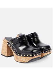 Clogs Cork Contrast aus Leder