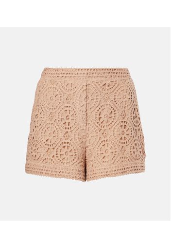 Shorts aus Macramé