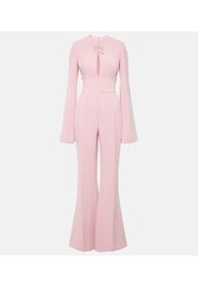 Verzierter Jumpsuit aus Cady