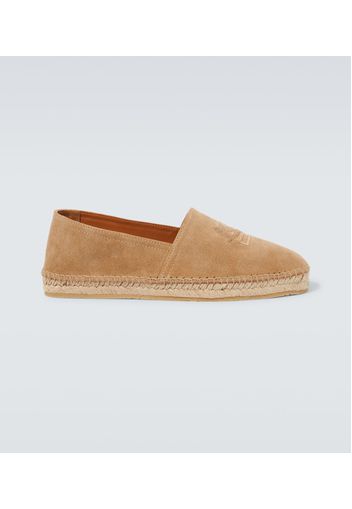 Espadrilles aus Veloursleder