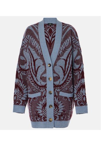 Oversize-Cardigan aus Wolle