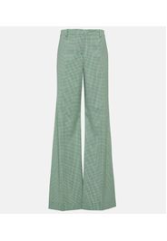 Weite Mid-Rise-Hose