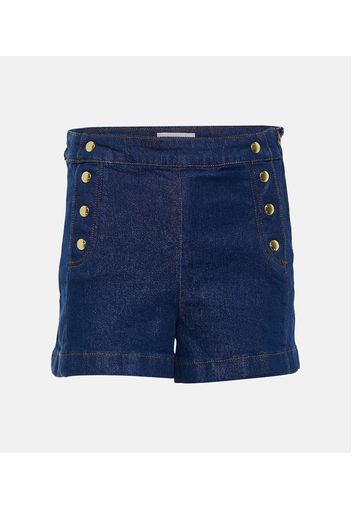 High-Rise Jeansshorts Sailor