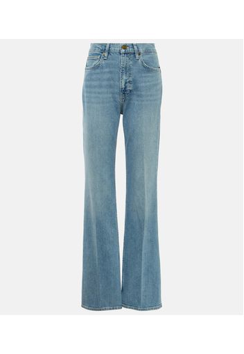 High-Rise Straight Jeans