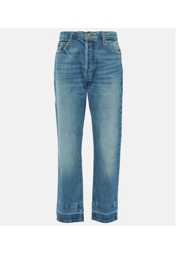 High-Rise Straight Jeans Le Mec