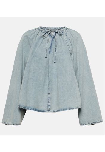 Top aus Denim