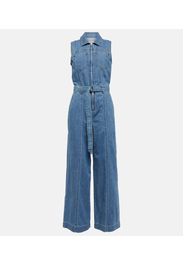 Wide-Leg Jumpsuit aus Denim