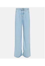 Wide-Leg Jeans Super Drape Drawstring