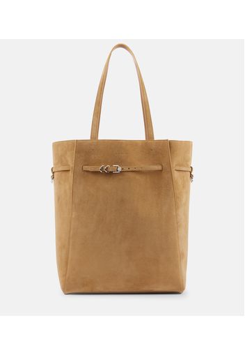 Tote Voyou Medium aus Veloursleder