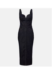 Bustier-Kleid aus Denim