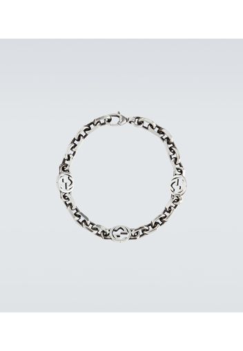 Armband Interlocking G aus Silber