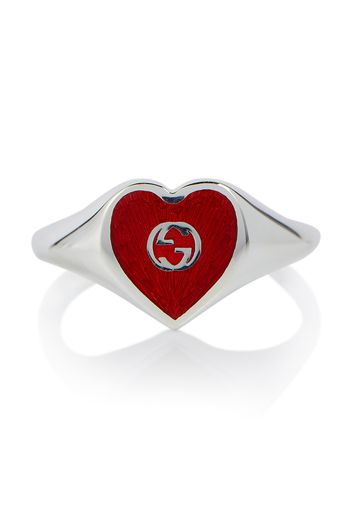 Ring GG Heart aus Sterlingsilber