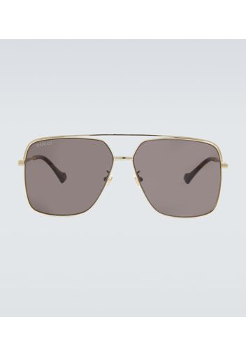 Aviator-Sonnenbrille aus Metall