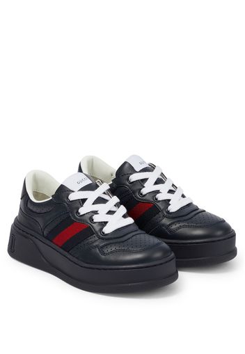 Sneakers aus Leder