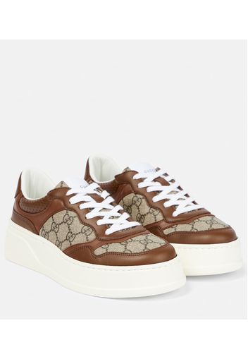 Sneakers GG Supreme aus Canvas mit Leder