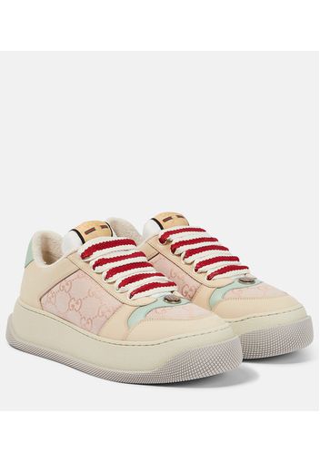 Sneakers Screener aus Canvas mit Leder