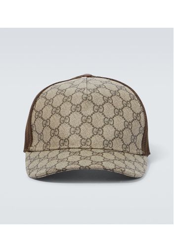 Baseballcap GG Supreme aus Canvas und Mesh