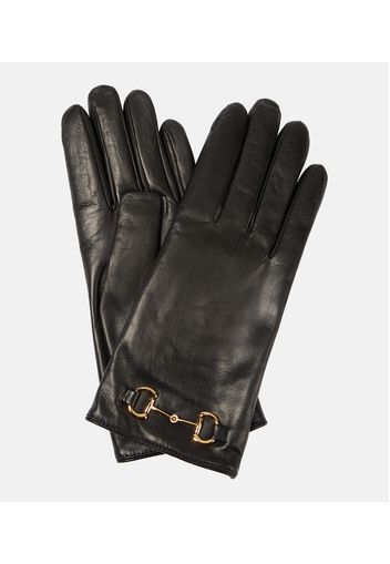 Handschuhe Horsebit aus Leder