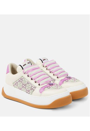 Verzierte Sneakers Screener aus Leder