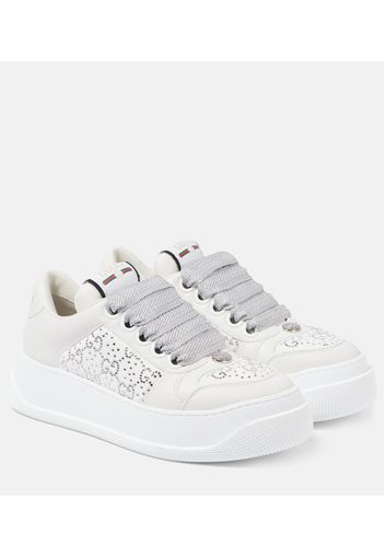 Verzierte Sneakers Screener GG aus Leder