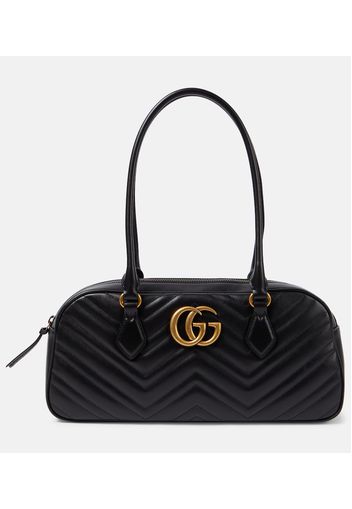 Schultertasche GG Marmont Medium aus Leder