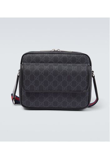 Messenger Bag GG Supreme Small aus Lederimitat