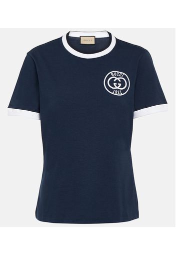 T-Shirt Interlocking G aus Baumwolle