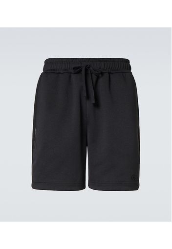 Bestickte Shorts aus Piqué