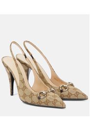 Slingback-Pumps GG mit Leder